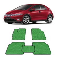 Автоковрики EVA  для Honda Civic VIII 2006 - 2012 г.в  хэтчбек