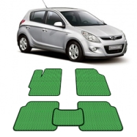 Автоковрики EVA  для Hyundai i20 2008 - 2017 года выпуска