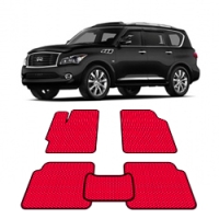 Автоковрики EVA  для Infiniti QX80 от 2014 года выпуска