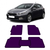 Автоковрики EVA  для Kia Ceed II от 2012 года выпуска Хэтчбек