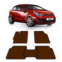 Автоковрики EVA  для Kia Rio III c 2011 года выпуска Хэтчбек