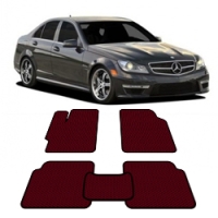 Автоковрики EVA  для Mercedes-Benz  C класс w204 рестайл  седан 2011-2015