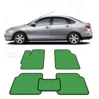 Автоковрики EVA  для Nissan Almera III c 2012 года выпуска