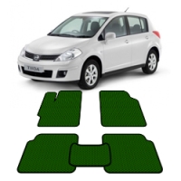 Автоковрики EVA  для Nissan Tiida 1 (Cll) седан 2004-2014