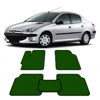 Автоковрики EVA  для Peugeot 206 седан 1998