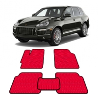 Автоковрики EVA  для Porsche Cayenne I (957) 2008 - 2010 года выпуска