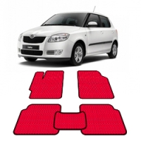 Автоковрики EVA  для Skoda Fabia II с 2007 года выпуска