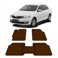 Автоковрики EVA  для Skoda Rapid лифтбек 2012
