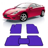 Автоковрики EVA  для Toyota Celica VII (T231) 1999 - 2002 года выпуска Правый руль