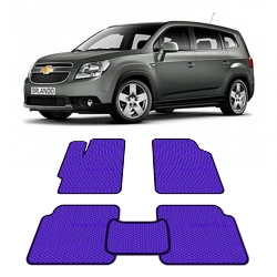 Автоковрики EVA  для CHEVROLET Orlando 5 мест от 2010 года выпуска