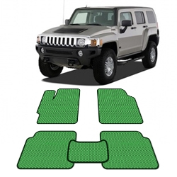 Автоковрики EVA  для Hummer H3 2005 - 2010 года выпуска