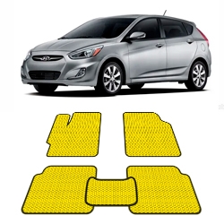 Автоковрики EVA  для Hyundai Accent 4 2010-2017 года выпуска