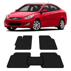 Автоковрики EVA  для Hyundai Accent 5 от 2017 года выпуска