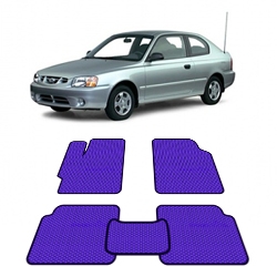 Автоковрики EVA  для Hyundai Accent II 2000-2012 года выпуска