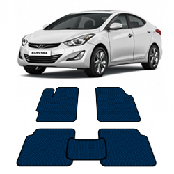 Автоковрики EVA  для Hyundai Elantra VI 2015 — 2017 года выпуска