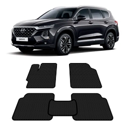 Автоковрики EVA  для Hyundai Santa Fe 4 2018 года выпуска