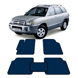 Автоковрики EVA  для Hyundai Santa Fe I 2000 - 2012 года выпуска