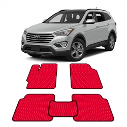Автоковрики EVA  для Hyundai Santa Fe III от 2012 года выпуска