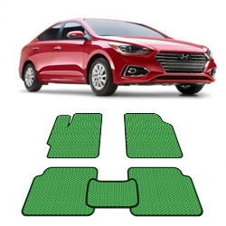 Автоковрики EVA  для Hyundai Solaris хэтчбек 2017