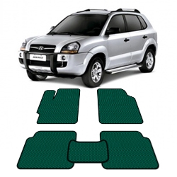 Автоковрики EVA  для Hyundai Tucson 1 2004 - 2010 года выпуска