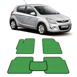 Автоковрики EVA  для Hyundai i20 2008 - 2017 года выпуска