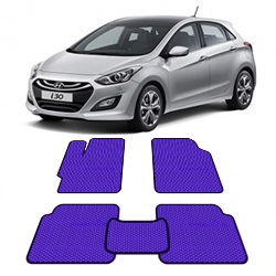 Автоковрики EVA  для Hyundai i30 2007 - 2012 года выпуска