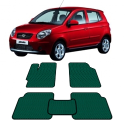 Автоковрики EVA  для Kia Picanto I 2004 - 2011 года выпуска