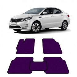 Автоковрики EVA  для Kia Rio III 2011 - 2014 года выпуска Седан