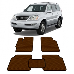 Автоковрики EVA  для Lexus GX I 470 2002 - 2008 года выпуска