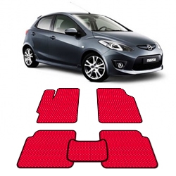 Автоковрики EVA  для Mazda 2 (DE) c 2007 года выпуска