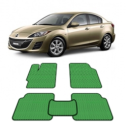 Автоковрики EVA  для Mazda 3 (BL) 2009 - 2013 года выпуска Седан