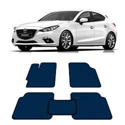 Автоковрики EVA  для Mazda 3 с 2013  года выпуска Хэтчбек