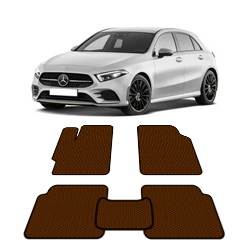 Автоковрики EVA  для Mercedes  A-class 4 (W177) c 2018 года выпуска