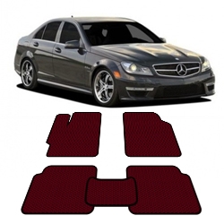 Автоковрики EVA  для Mercedes-Benz  C класс w204 рестайл  седан 2011-2015