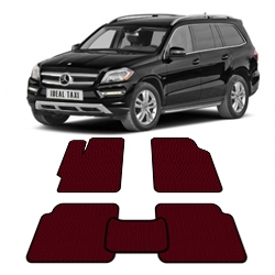 Автоковрики EVA  для Mercedes-Benz GLS (X166) 7 мест кроссовер 2015