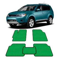 Автоковрики EVA  для Mitsubishi Outlander 2 внедорожник 2005-2013