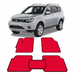 Автоковрики EVA  для Mitsubishi Outlander 3 внедорожник с 2012-2018