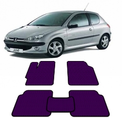 Автоковрики EVA  для Peugeot 206 хетчбек 1998