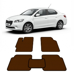 Автоковрики EVA  для Peugeot 301 седан 2013-2015