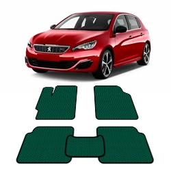 Автоковрики EVA  для Peugeot 308 2 поколение 2013-2021