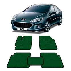 Автоковрики EVA  для Peugeot 407 2 поколение