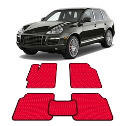 Автоковрики EVA  для Porsche Cayenne I (957) 2008 - 2010 года выпуска