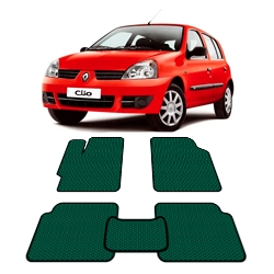 Автоковрики EVA  для Renault Clio 2 c 1998-2013