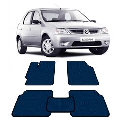 Автоковрики EVA  для Renault  Logan 1 седан 2004