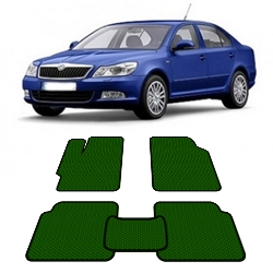 Автоковрики EVA  для Skoda Octavia A5 седан 2004