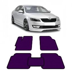 Автоковрики EVA  для Skoda Octavia A7 седан 2013