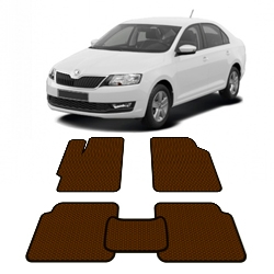 Автоковрики EVA  для Skoda Rapid лифтбек 2012