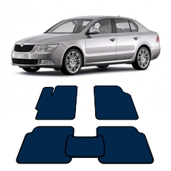 Автоковрики EVA  для Skoda Superb II седан 2008-2015