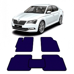 Автоковрики EVA  для Skoda Superb III седан 2015