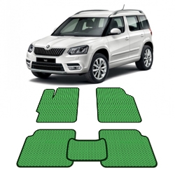 Автоковрики EVA  для Skoda Yeti кроссовер 2009